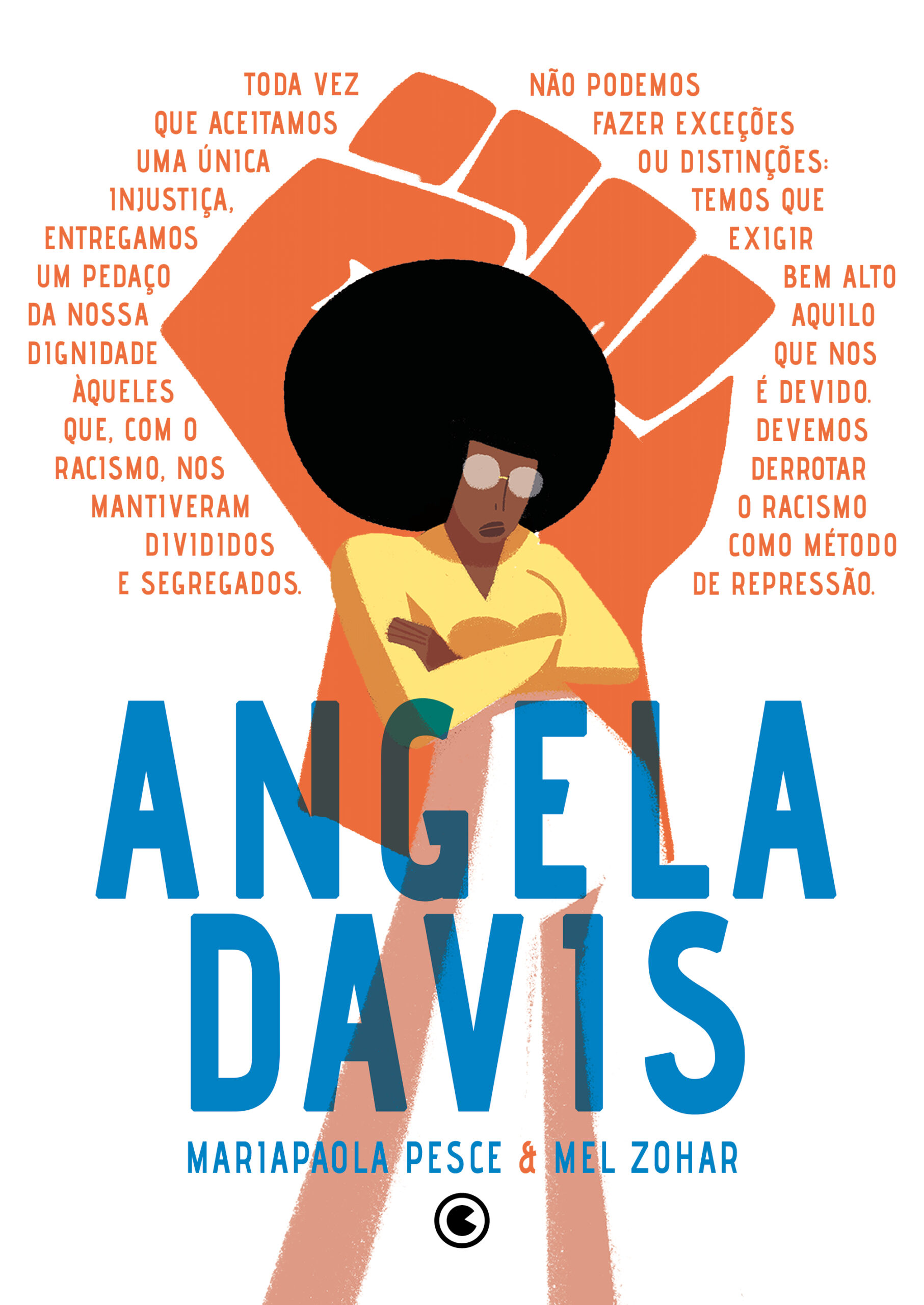 HQ sobre Angela Davis escrita por Mariapaola Pesce e ilustração de Mel Zohar - Foto: Reprodução