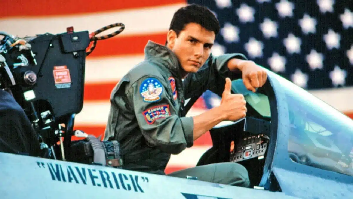 Tom Cruise é estrela de Top Gun - Ases Indomáveis, lançado em 1986 - Foto: Paramount Pictures