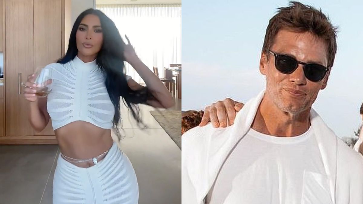 Kim Kardashian e Tom Brady / Reprodução: Instagram