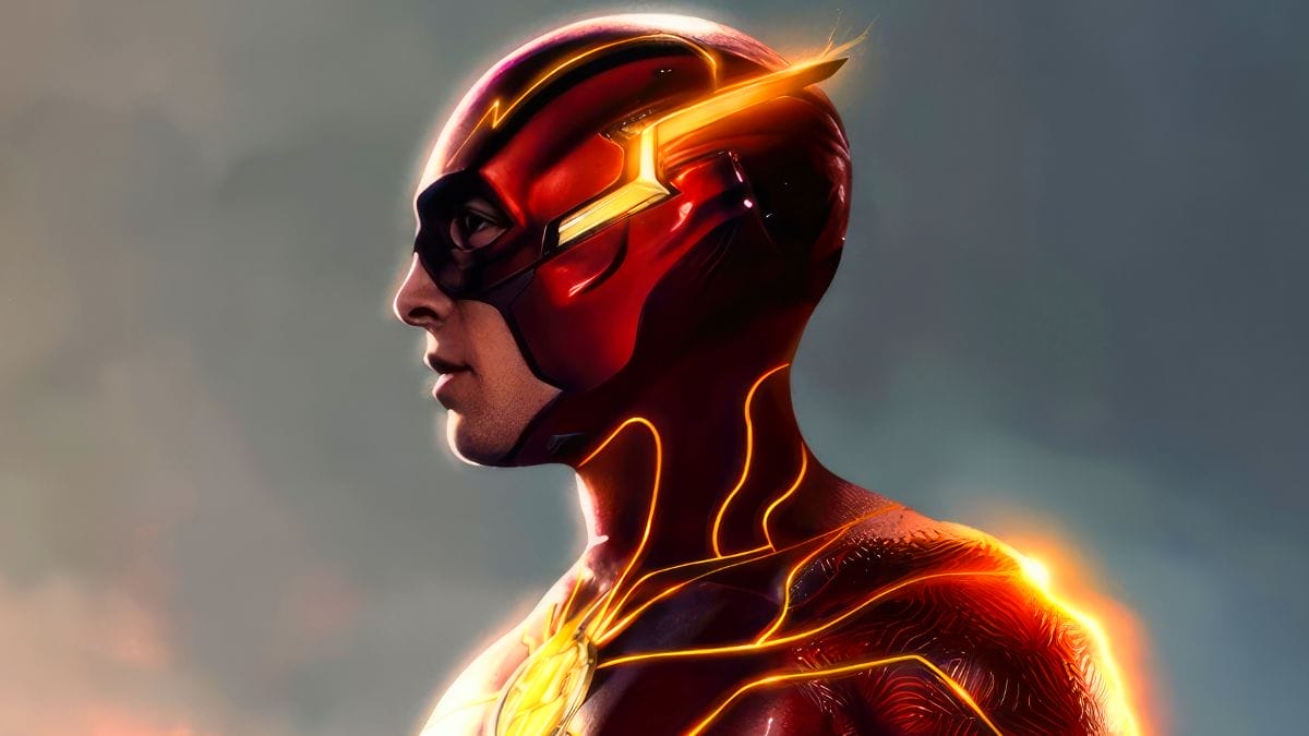 Barry Allen com traje vermelho em The Flash