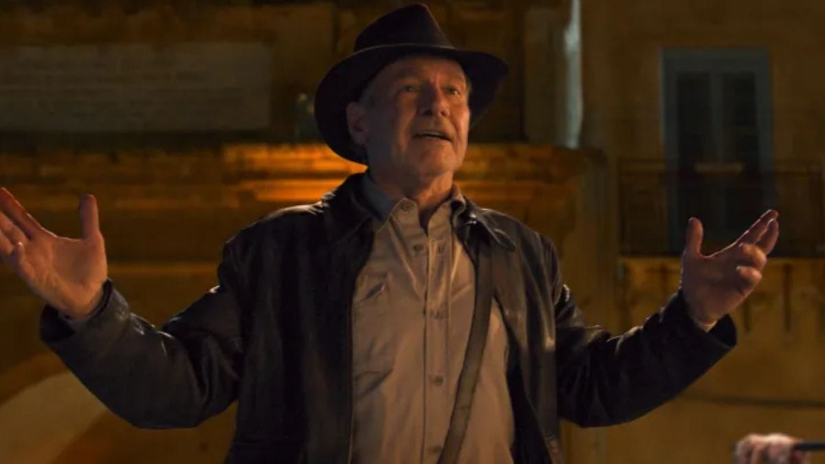 Harrison Ford em Indiana Jones e a Relíquia do Destino