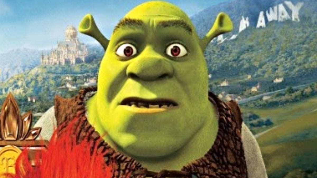 Shrek surpreso