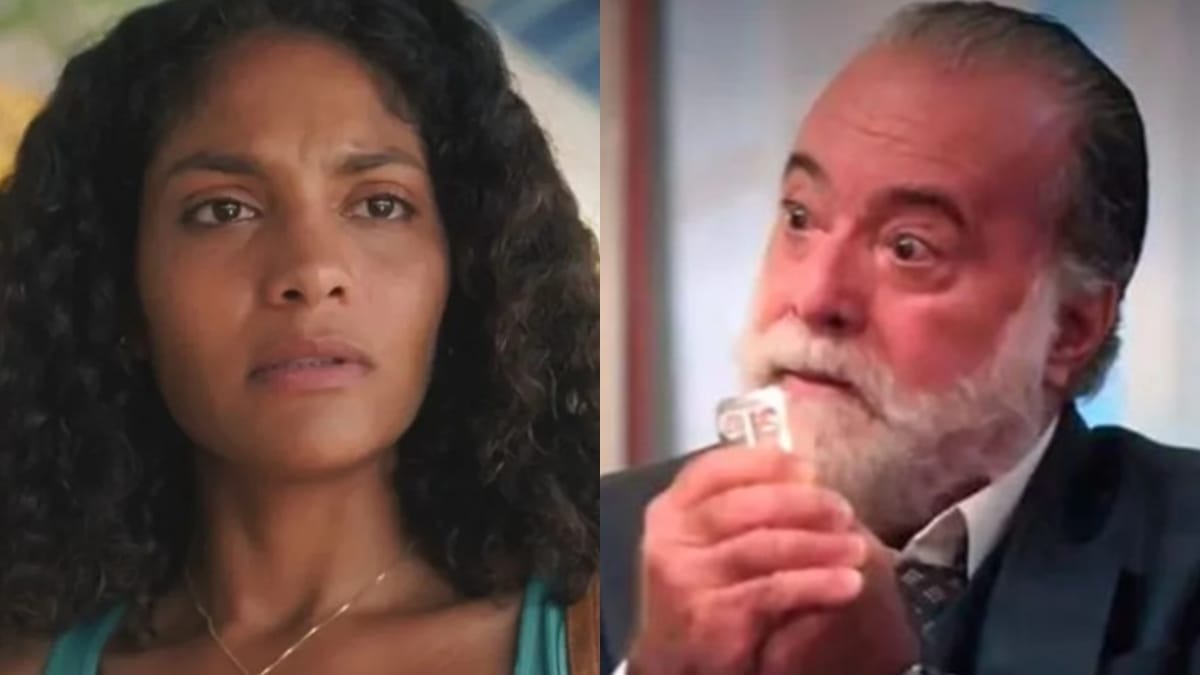 Aline e Antônio em 'Terra e Paixão' - Foto: Reprodução / TV Globo